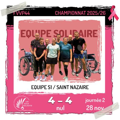 Rencontre J2 de la S1 : Vigneux contre Saint Nazaire (nul)